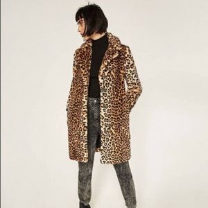 Zara Leopard Coat